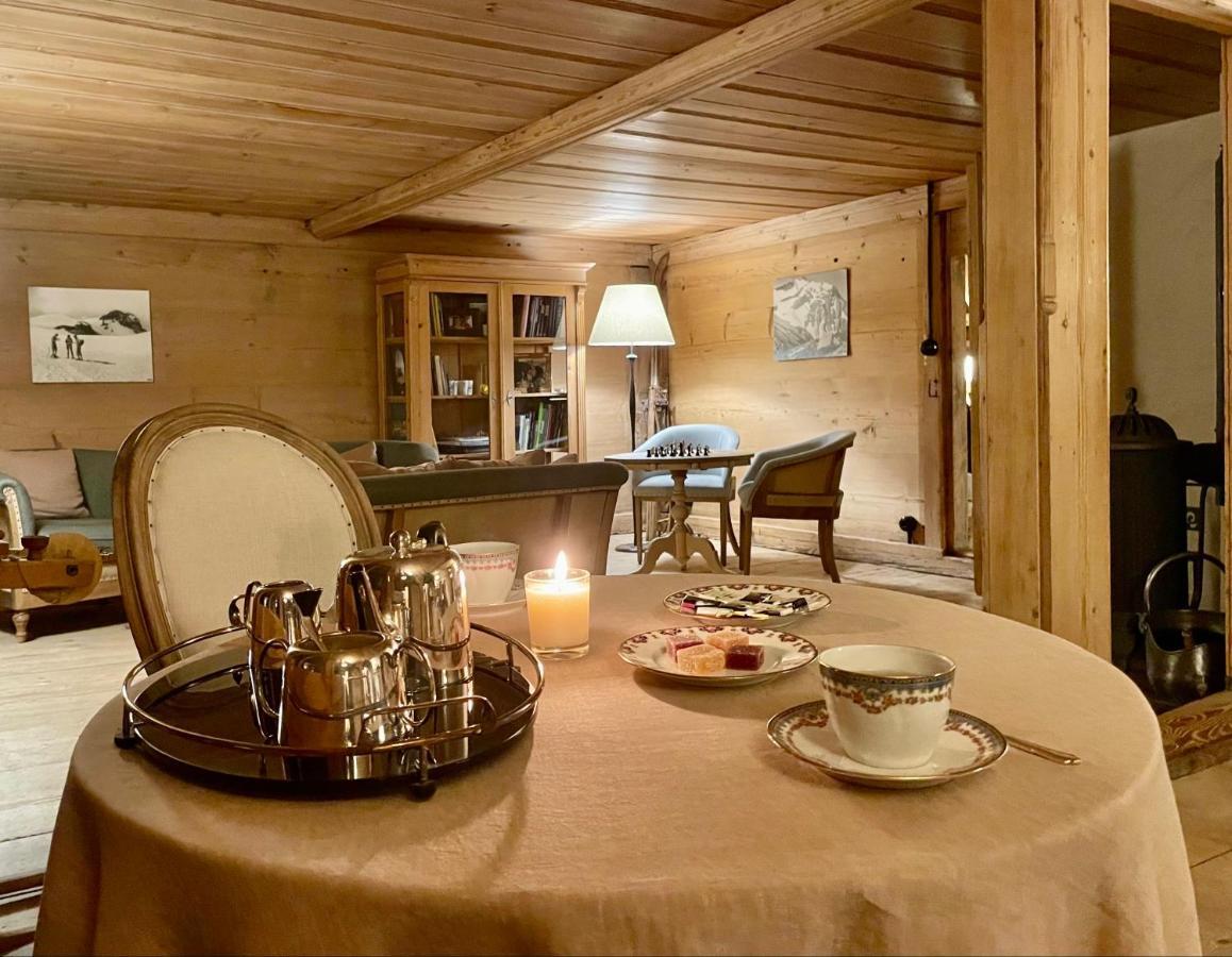 Alpen Charme - Chalet D'Hotes Et Spa Gsteig Exterior foto